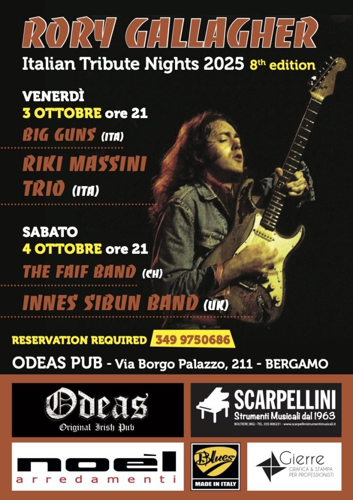 Gallagher Italian Rapper Italian Rory Gallagher Tribute Nights 2025 - The Official Site of Rory ...